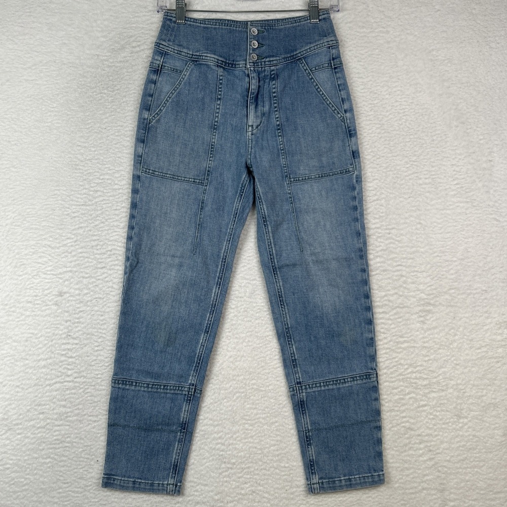 Pilcro and the Letterpress Jeans Women 25 High Rise Denim Cropped Anthropologie